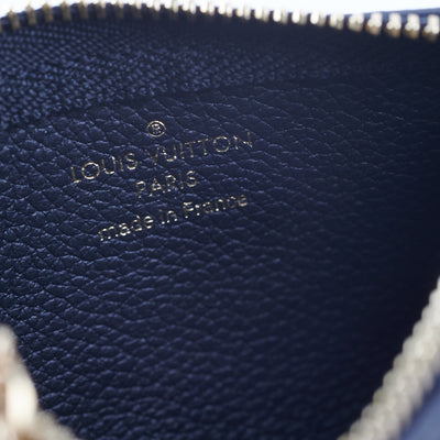 Louis Vuitton Blue Monogram Empreinte Leather Key Pouch – Italy Station