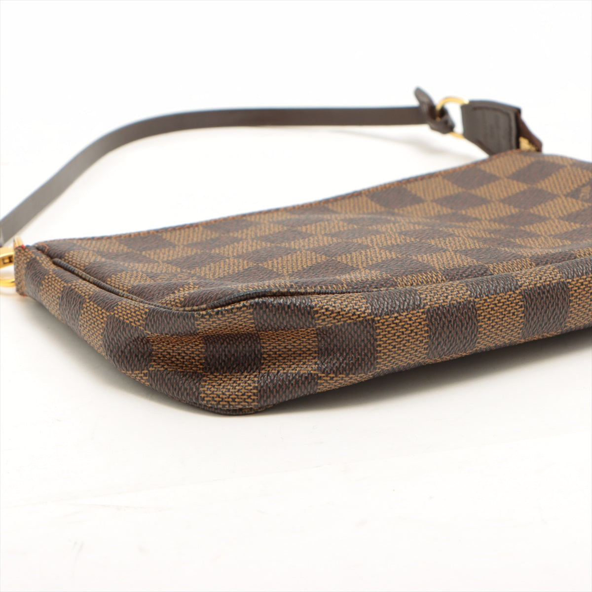 Louis Vuitton Pochette Félicie Bag In Brown Damier Ebene And Studs